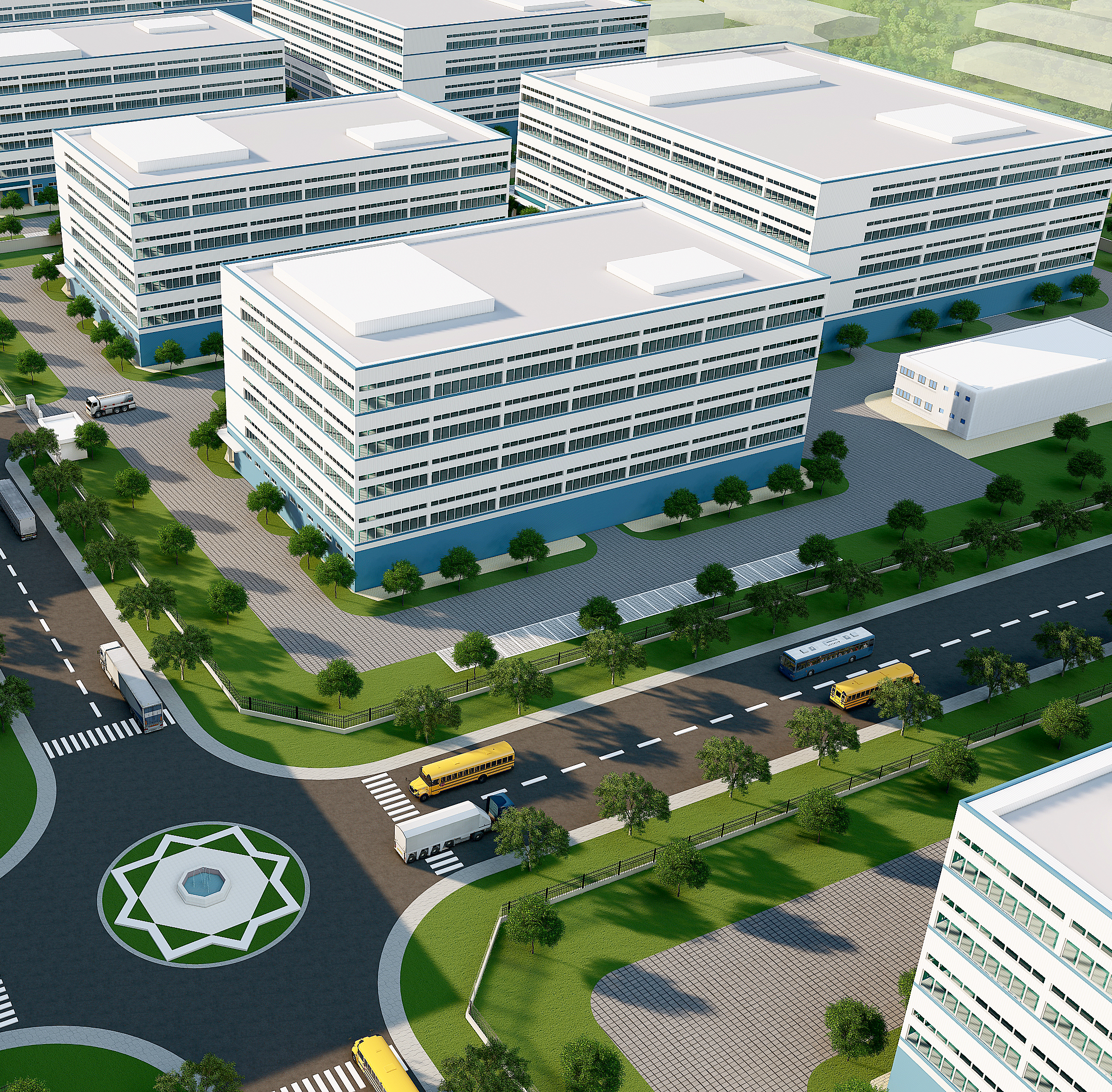 Đội ngũ QP Holdings đang trao đổi trong văn phòng