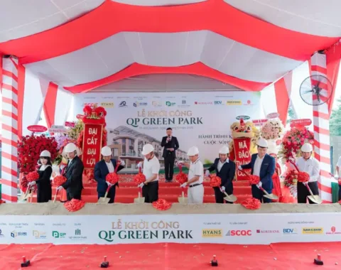 Bai viet le khoi cong QP Green Park
