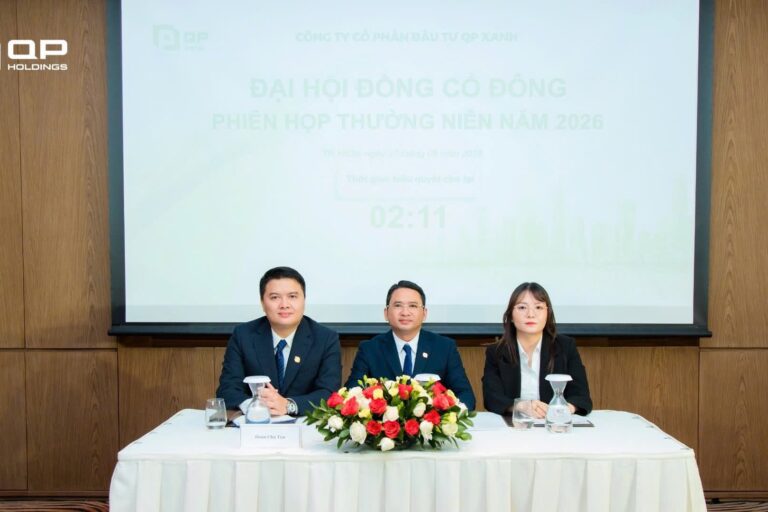 QP Holdings công bố kết quả kinh doanh quý 1/2026, doanh thu tăng 28%