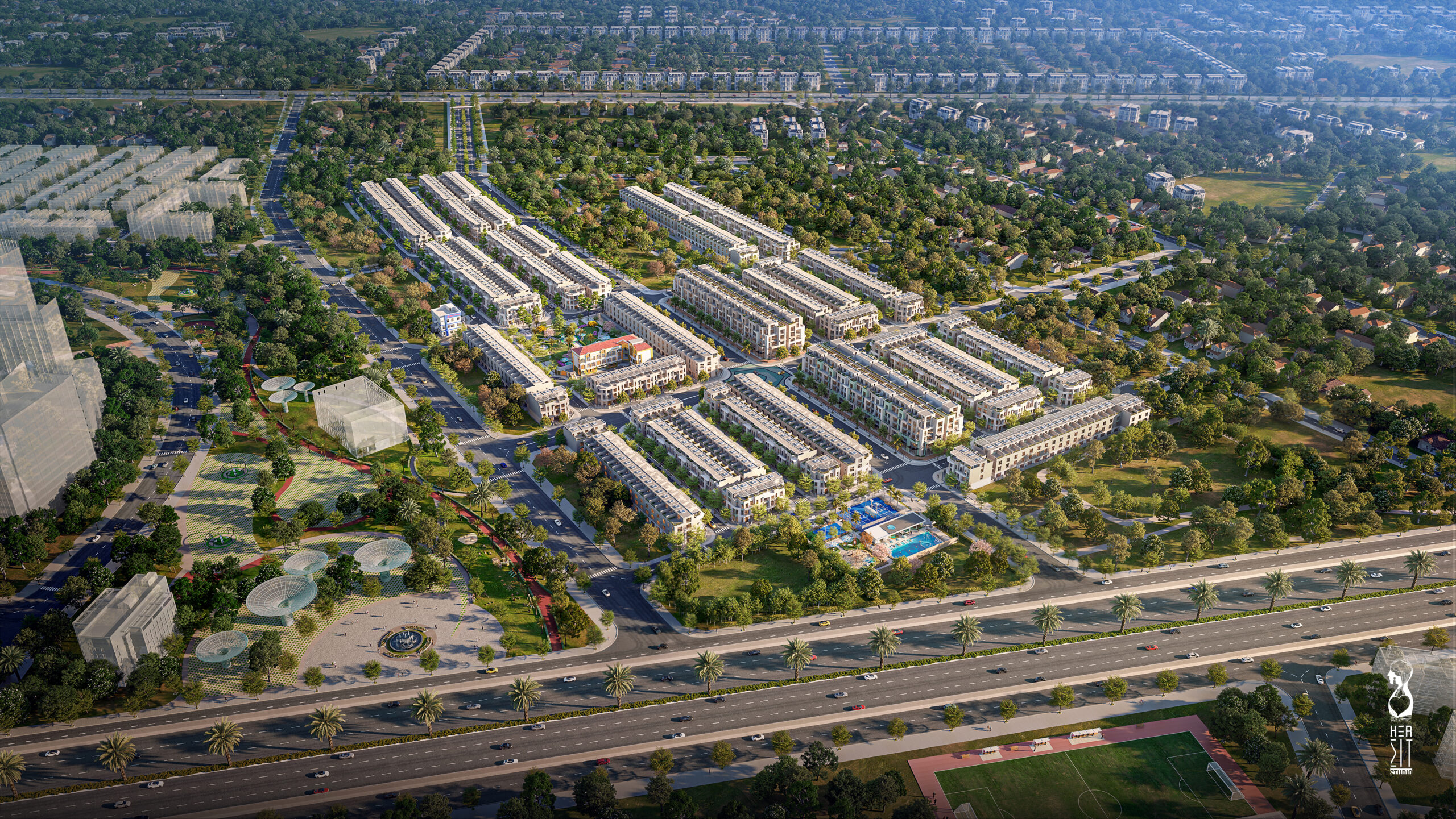 KHU DÂN CƯ QP GREEN PARK